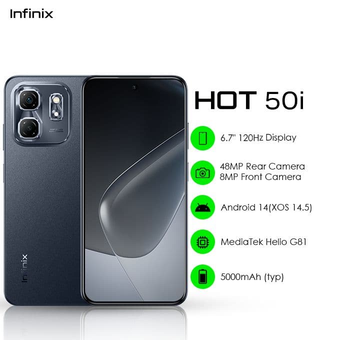 Infinix Hot 50i 4G - 128GB/6GB